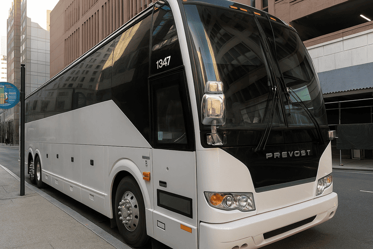 a Bus Rental Company Colorado Springs coach bus