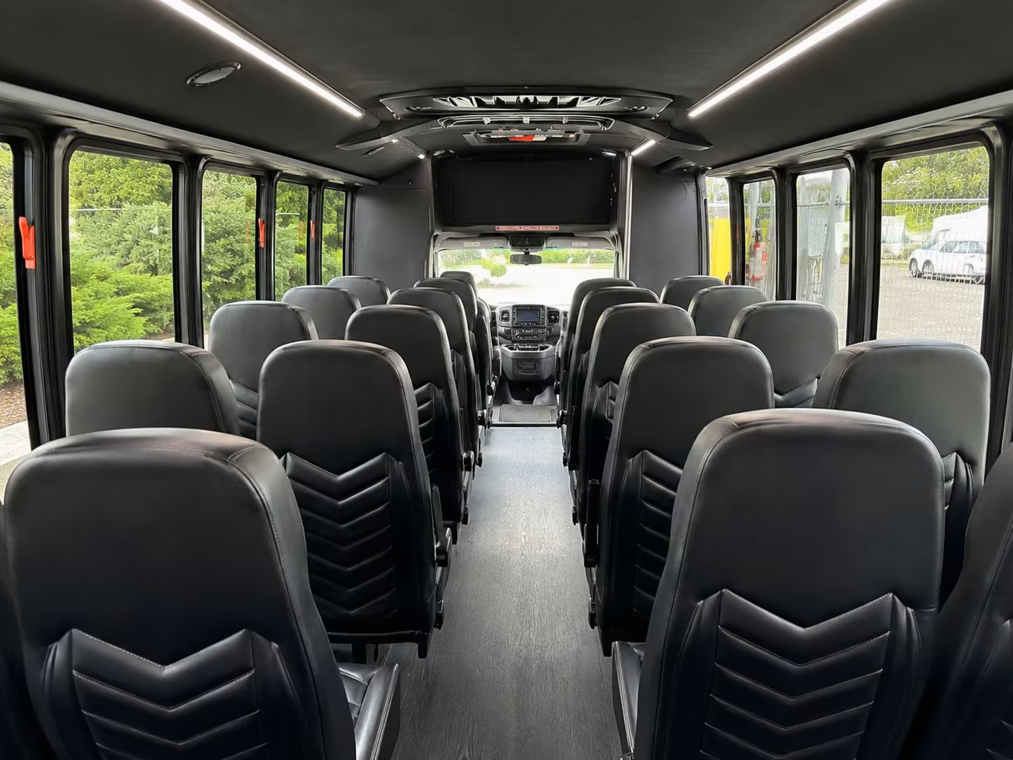 15 passenger minibus inside