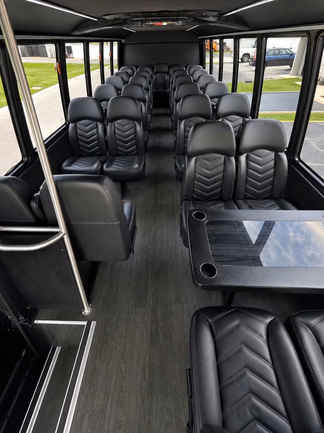 20 passenger minibus interior