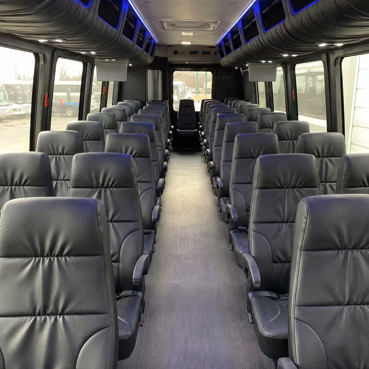 25 passenger minibus inside