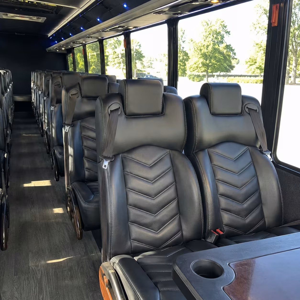 35 passenger minibus inside