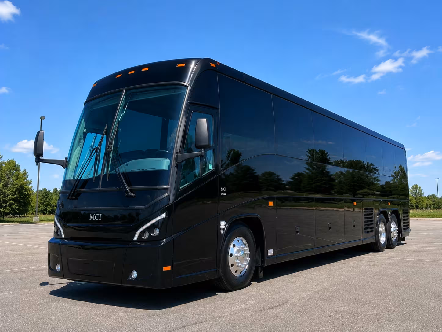 charter bus rentals between colorado springs bases and downtown