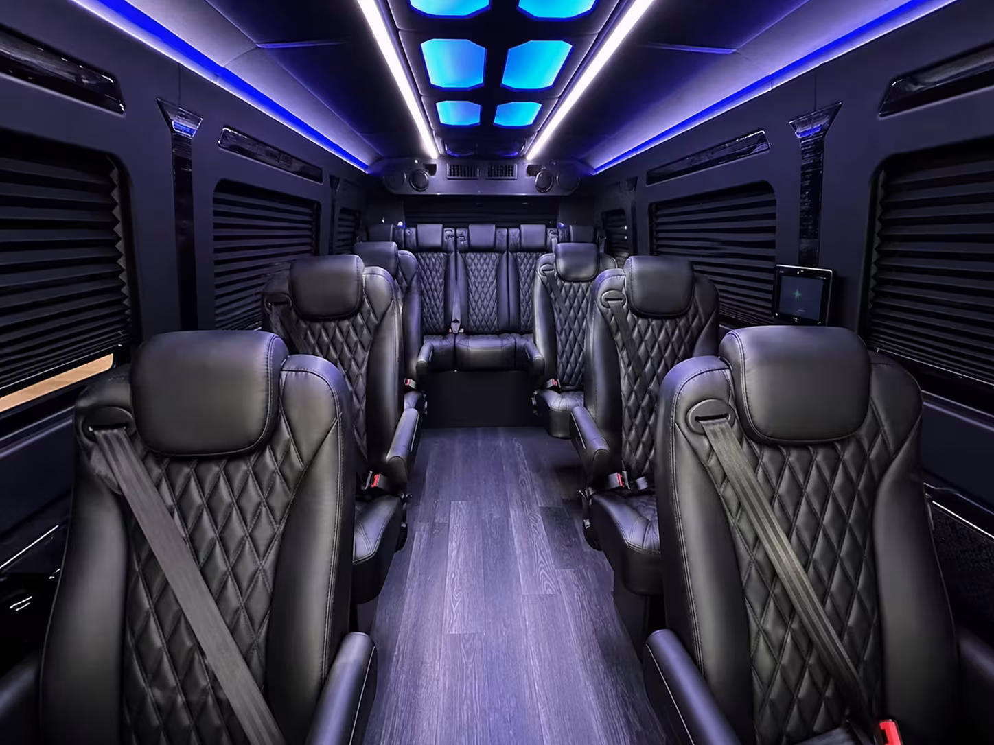 sprinter van with driver interior