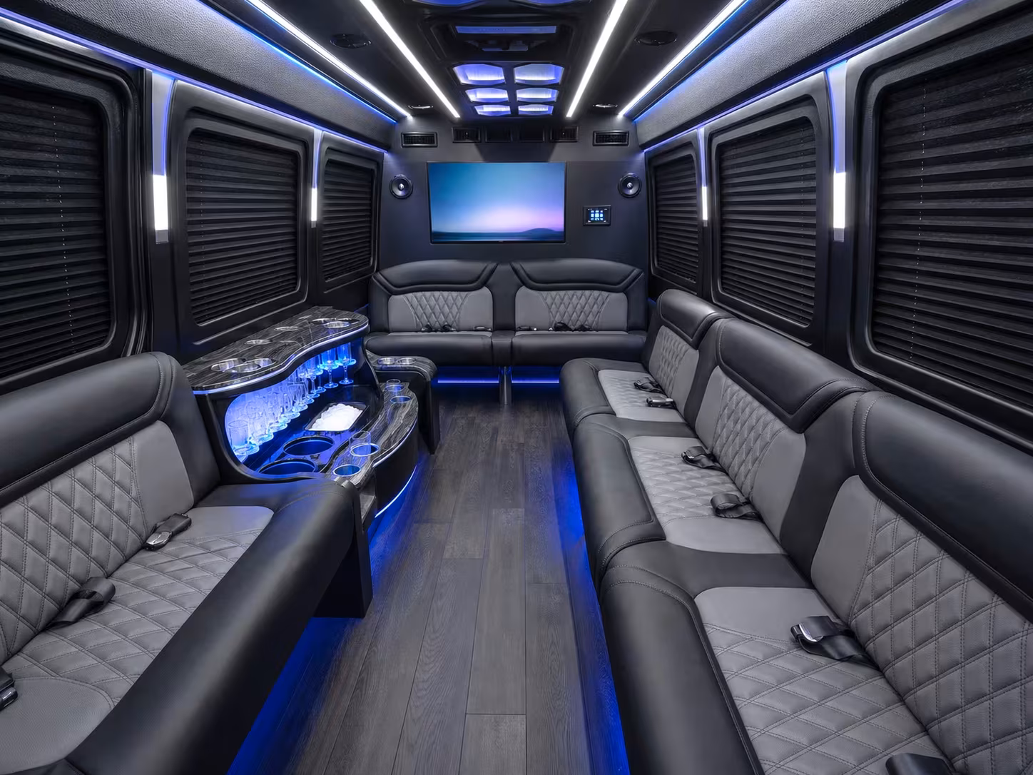 sprinter vans and small group concert shuttles around colorado springs